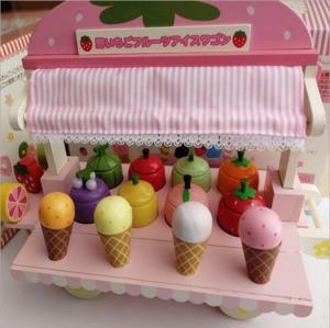 Wholesale Children'S Wooden Simulation Ice Cream Cone Machine from china suppliers