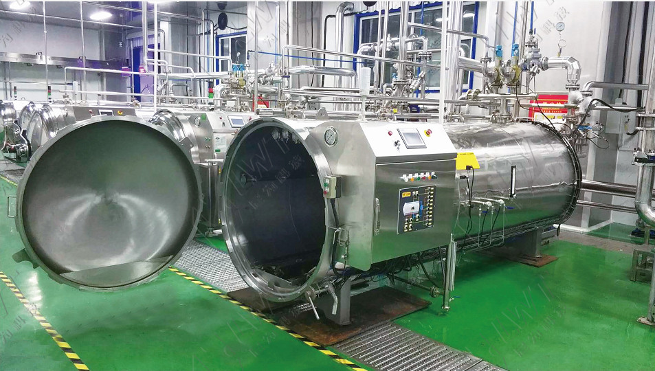 Canned Meat Sterilization Equipment Autoclave In Sterilization Machine