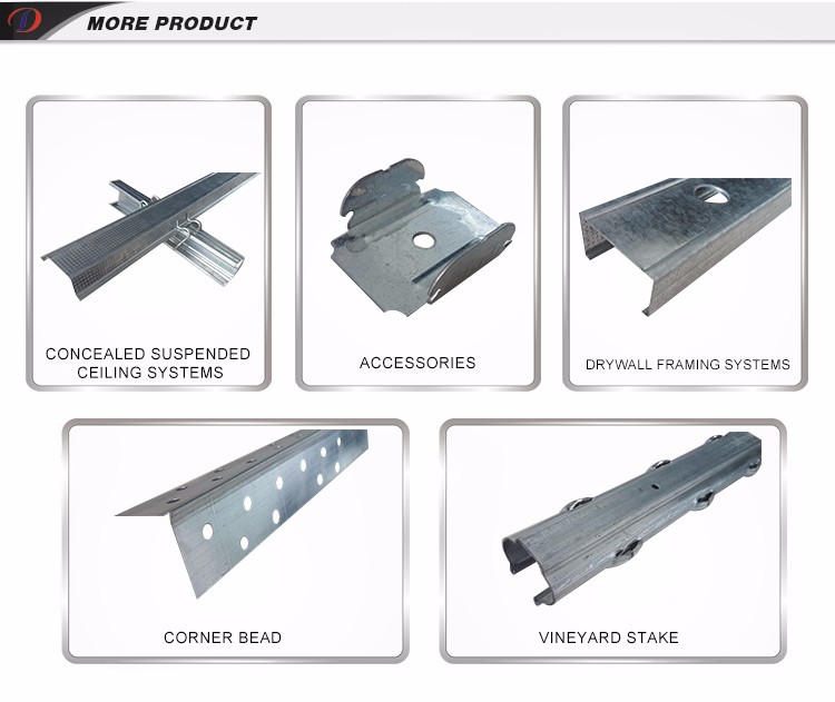 Cheap Price High Quality Galvanized Drywall Light Steel Frame