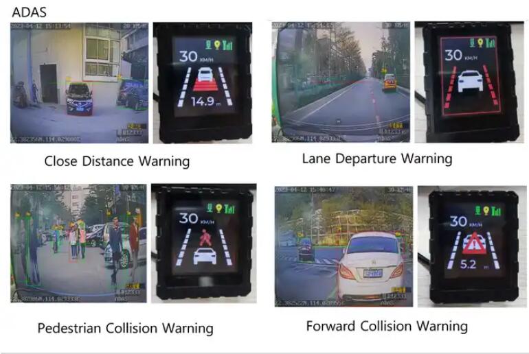 5V-12V Mini LED Display For Visual Reminder AI MDVR ADAS DSM BSD HOD Speed Alarm