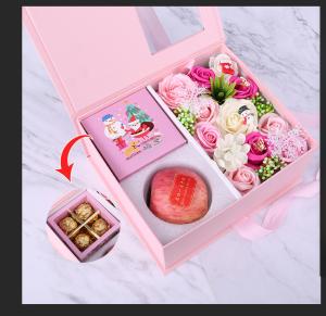 Wholesale Christmas Gift Soap Rose Artificial Flower Gift Box For Family rose love forever from china suppliers