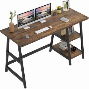 Wholesale Wooden Metal Office Computer Desk With Shelves ODM from china suppliers