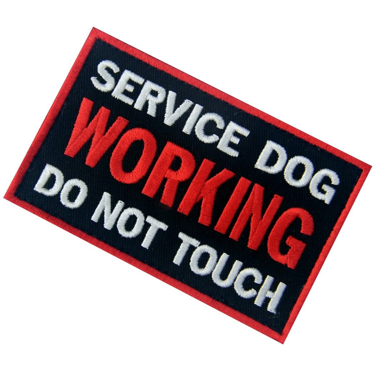 Service Dog Patches Embroidered Sewing Applique Sew On Animal Patches