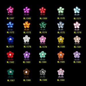 Wholesale Hot NEW Wholesale Alloy Jewelry 3D Nail Art Jewelry Nail rhinestones Sticker Supplier Number ML1567-1590 from china suppliers