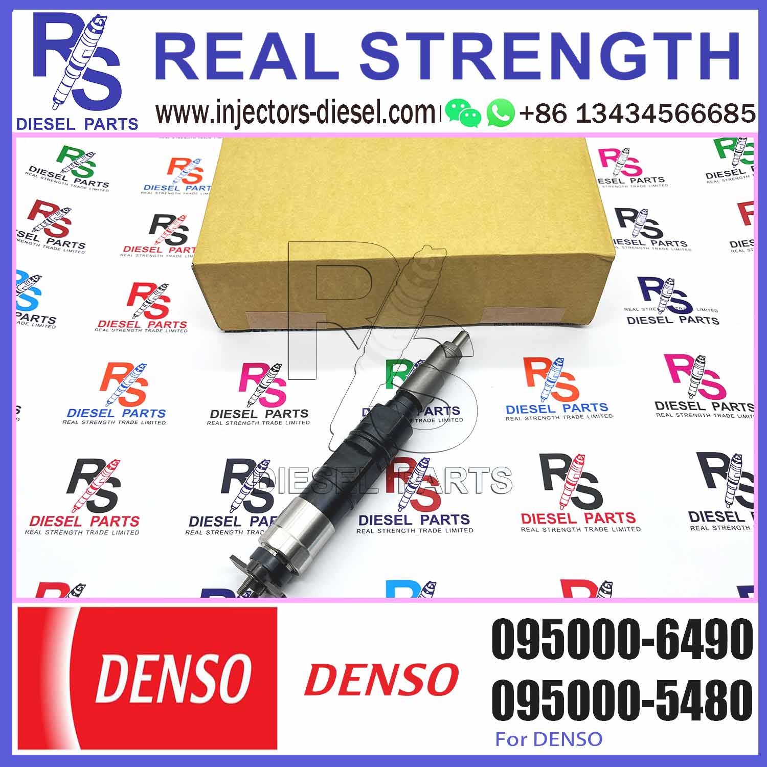 Common Rail Parts Injector 23670-51051 Diesel Fuel Injection Nozzle 095000-6490 For TOYOTA HILUX 1KD
