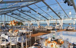 Wholesale Transparent Fabric Aluminum Frame Clear Top Tent Outdoor Wedding Marquee Party Event from china suppliers