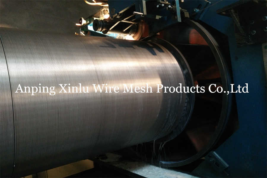 SS 321 304 Rotary Screen Drum OD 620mm With Long 0.6m Wedge Wire Cylinder