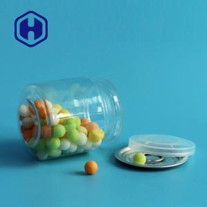 Wholesale Clear PET Aluminum Top Cans Food Grade Cylindrical Packaging With Easy Peel Lid from china suppliers