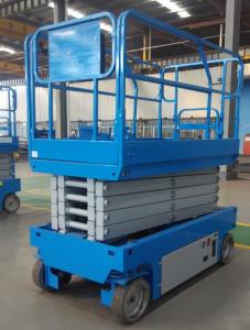 Wholesale Orange Articulating Boom Lift 10m Hydraulic Drive Articulating Scissor Lift from china suppliers