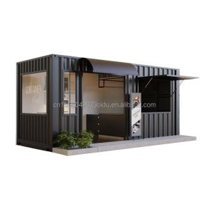 Wholesale Prefab Sandwich Panel Container Restaurant 20ft 40ft Modular House Homes for Custom Mobile Shipping Bar in Coffee Shops from china suppliers