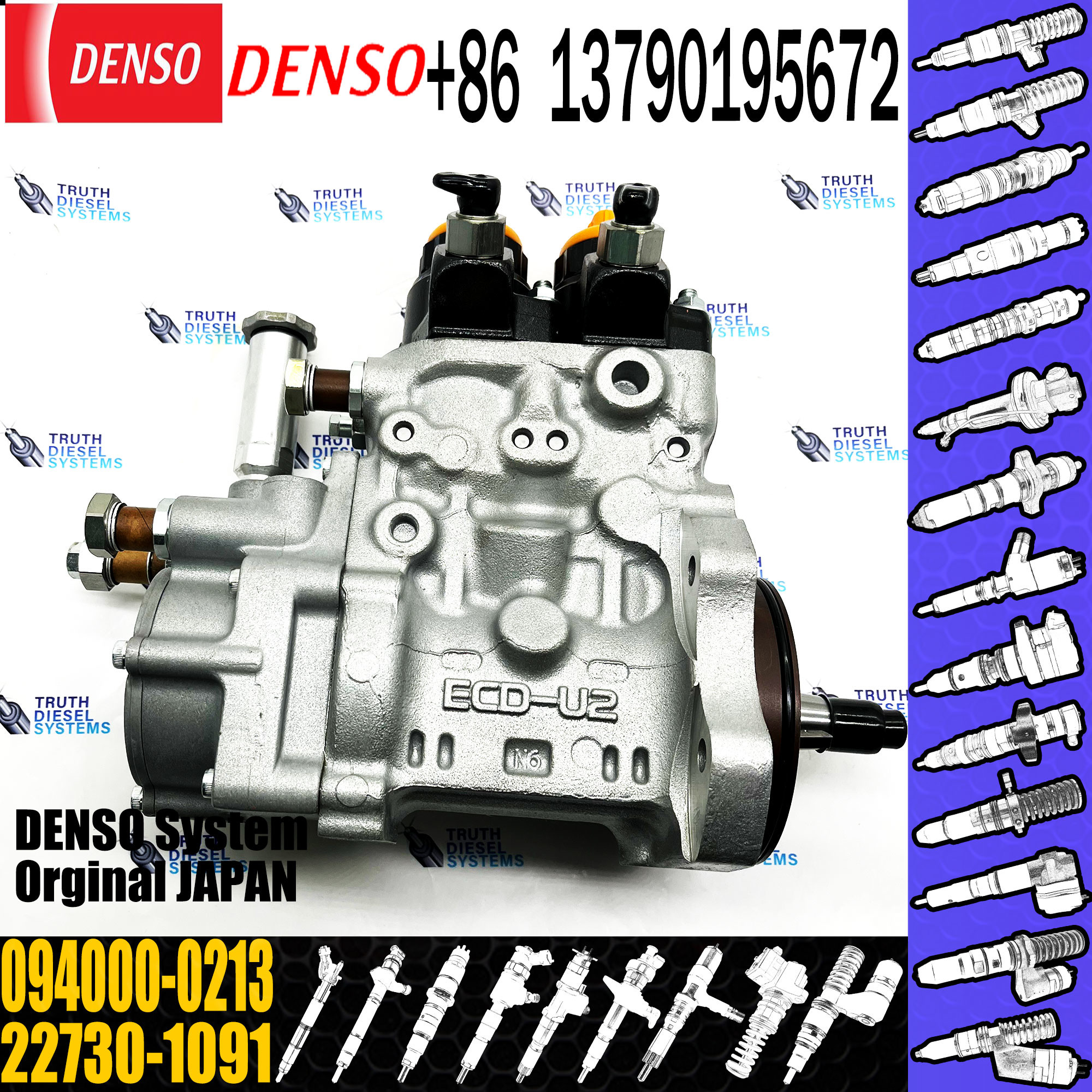 HP0 pump assy plunger Seat 094150-0240 0941500240 for 094000-0055 094000-0061 094000-0213