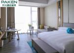 Marriott Hotel Group Design PU leather Upholstery Headboard Hang Wall Wooden TV