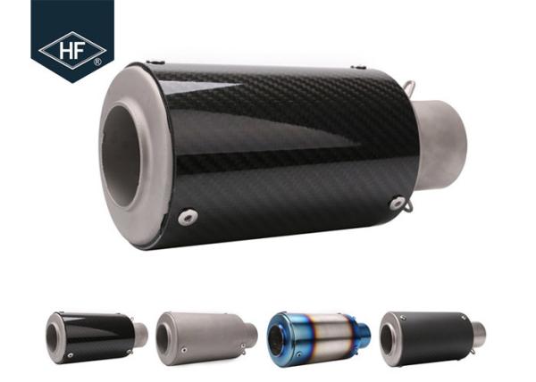 Aftermarket Motorcycle Exhaust Muffler 51mm Carton Fiber Db Killer For Honda