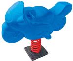 colorful flower rocking rider equipment yard outdoor rider with spring