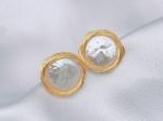 Natural Pearl Necklaces Charmming Korean Fashion Pearl Earrings For Women Hoop