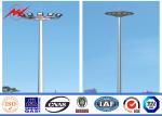 Q345 steel poles steel tubular pole High Mast Pole for stadium