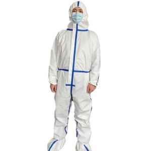 Wholesale Anti Virus Disposable Isolation Gown Breathable High Bonding Strength from china suppliers