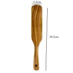 34.5cm Lengthened Kitchen Wooden Utensils Four Piece Teak Cooking Utensils