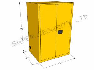 Wholesale Industrial Metal Safety Flammable Storage Cabinet For Oil , Chemical Liquid from china suppliers
