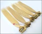 Stock Mixed Color Clip in Hair Extensions 20 Inch Straight For Female