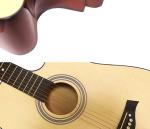 Cheap Handmade Acoustic Practice Guitar 38'' for beginer OEM Provided Paisen