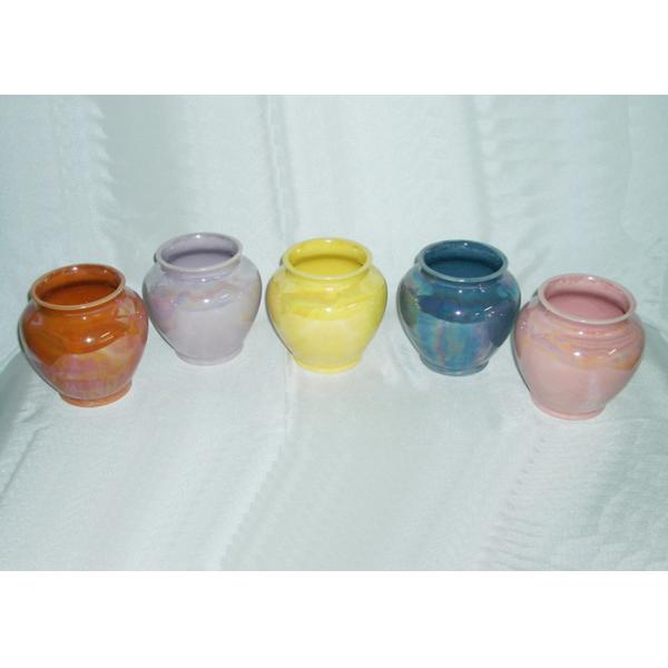 Decorative Ceramic Flower Pots Wall Mounted / Hanging / Free Standing Handmade Shape