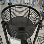 Muliti Lever Wire Display Basket 60KG Loading Capacity L*W*H 500*500*1500