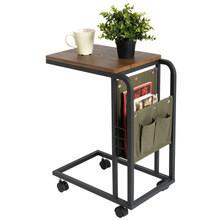 Wholesale Wood Top 45cm Length Portable Folding Laptop Desk Detachable Metal Frame from china suppliers