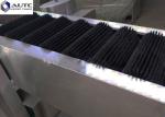 Cylinder Industrial Cleaning Brushes Food Grade Hard Plastic Galvanized Metal