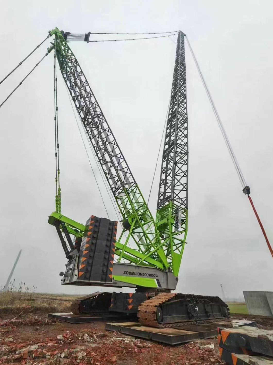 Crawler Crane Zoomlion 800 Tons of Large Construction Equipment Used