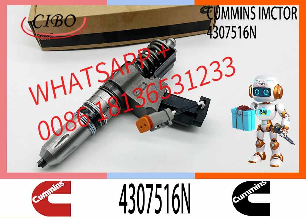 Auto Parts Common Rail Diesel Fuel Injector 4307795 3073995F For Cummins QSN14 N14