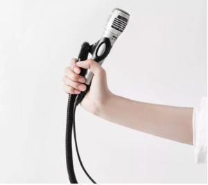 Wholesale Bendable Flexible Metal Gooseneck Microphone Stand Electroplating 19 Inch from china suppliers