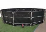 Outdoor Recirculating PVC Tarpaulin Fish Tank 30000L Fish Pond Plastic Tank Diy