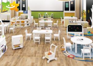 Wholesale Economical Wooden Preschool Furniture Easy Cleaning Low Maintain Strudy Structure from china suppliers