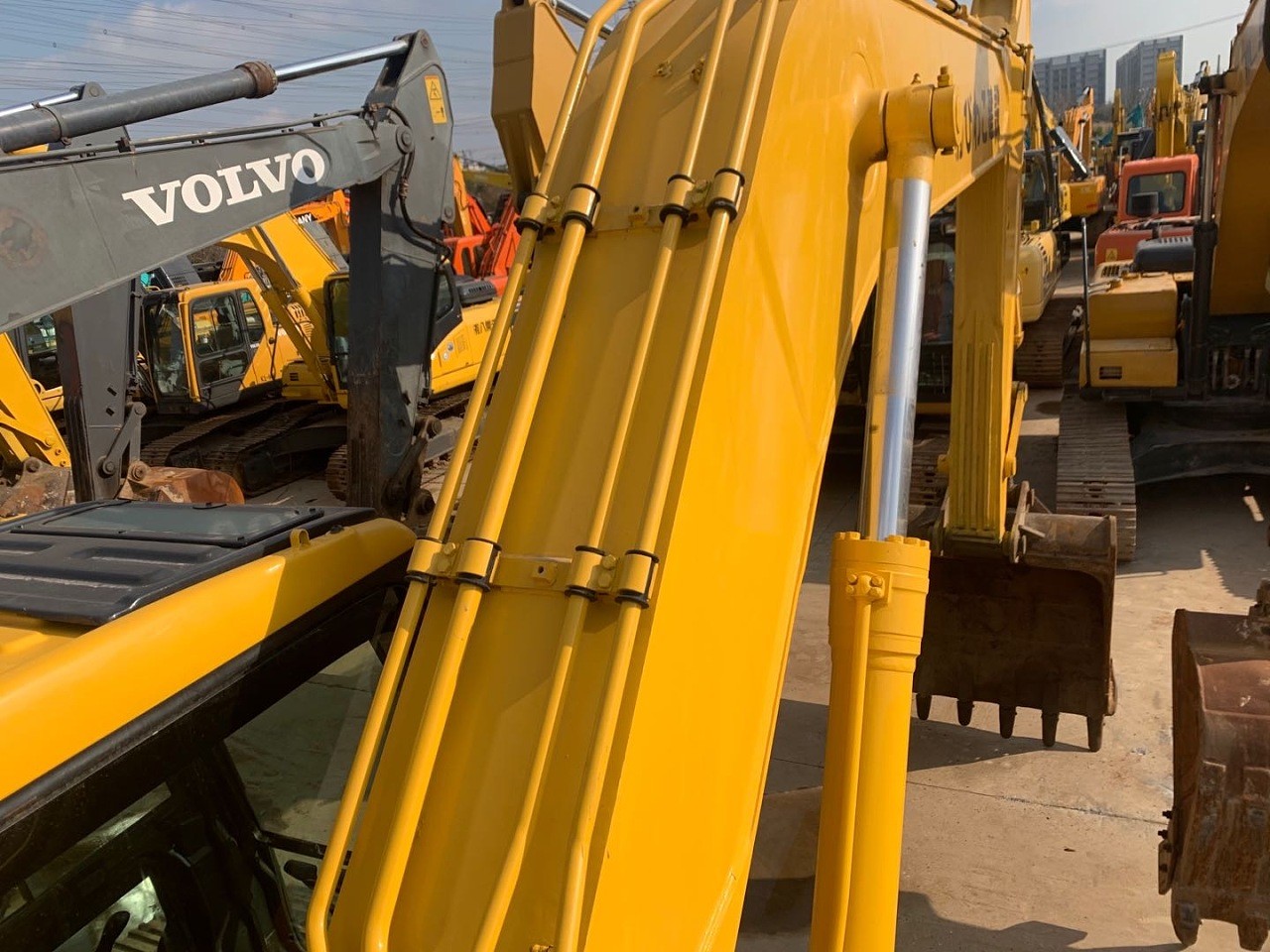 Direct Injection Engine 27T PC270-7 Used Komatsu Excavator