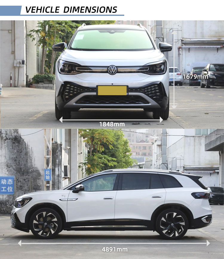 Made In China High Quality SUV Speed new electric car Volkswagen ID.6 CROZZ ID6 high-performance PRIME version Used car Volksw