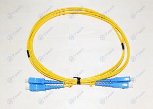 Wholesale 0.3dB Insertion Loss Armored Fiber Optic Patch Cable Duplex 3M Fiber Jumper from china suppliers