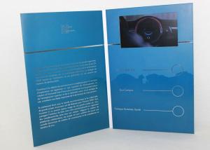 Wholesale Electronic magnetic button lcd video mailer for education / graduations , A4 / A5 size from china suppliers