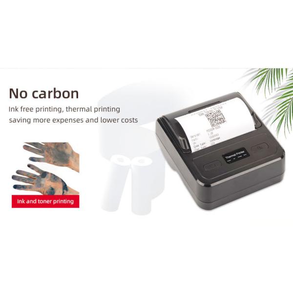 0.35KG usb+wireless 80mm Maximum Roll Diameter Portable Thermal Printer