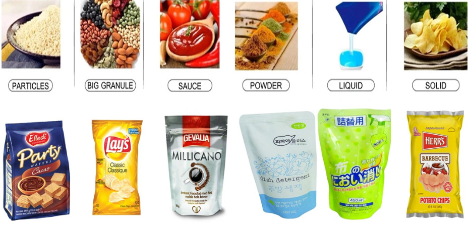 Sugar Flour Pasta Pillow Pack Vertical Form Fill Seal Packaging Machine