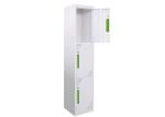 3 Door Vertical Steel Office Lockers Wardrobe Gym School Cabinet