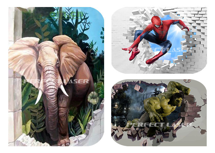 Speed Adjustable Wall Sticker Machine High Precision Wireless Touching Screen Operation