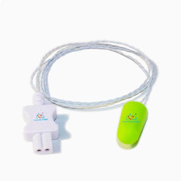 Adult Medical Temperature Sensor Ear Canal Foam Skin Temperature Probe For VR