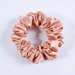 100% Pure Mulberry Silk Pink Oversized Scrunchies Silk Hair Ties Elastics