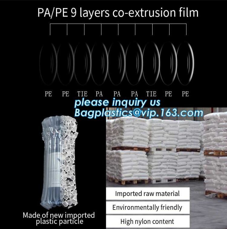 cushion pillow/air cushioning bags, inflatable beach pillow bag, toner cartridge air column bag, inflatable air bag for