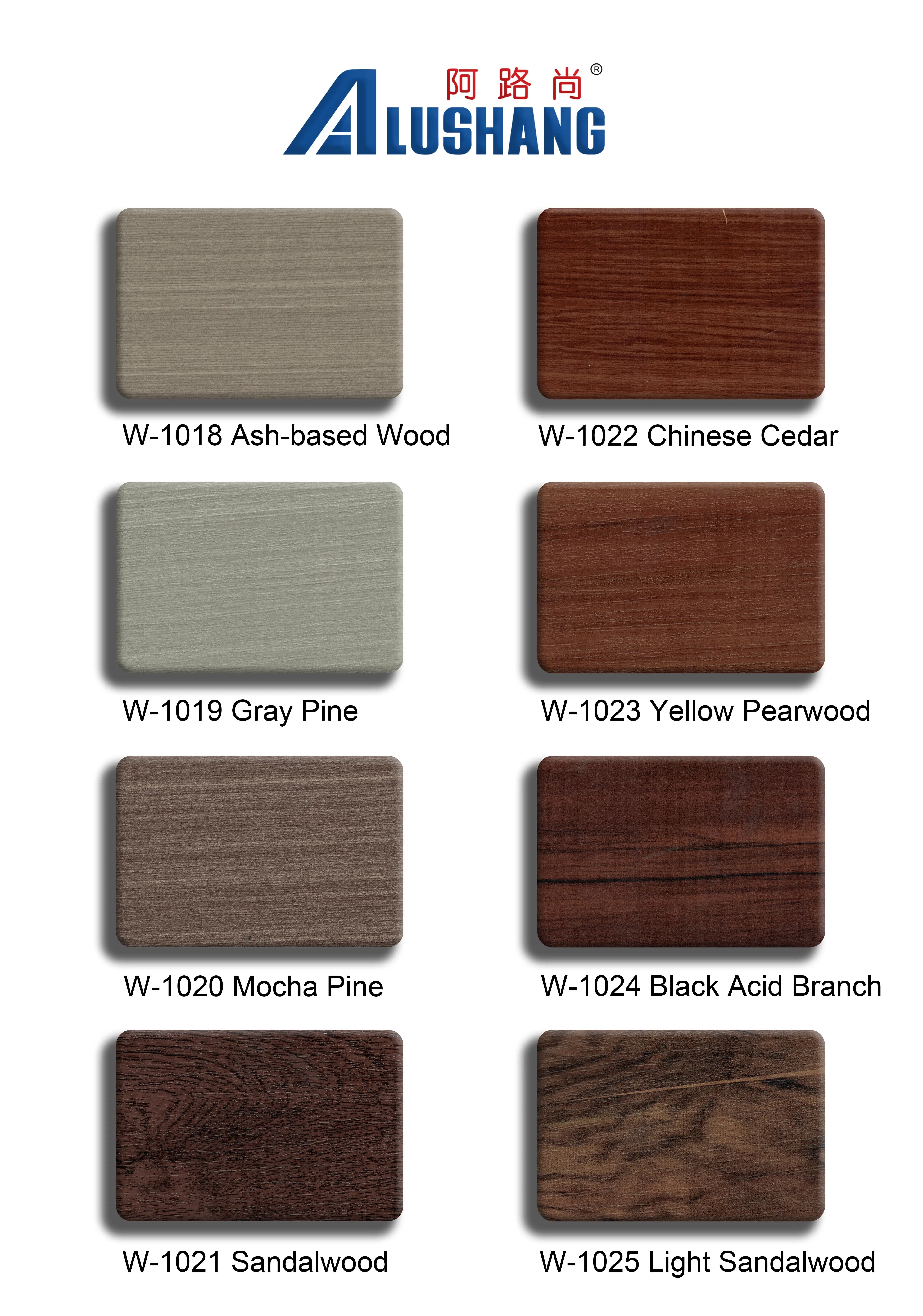 Eco-Friendly Woodgrain Aluminum Composite Panel for Office Facades Outdoor Signage UV-Protected Natural Oak Texture