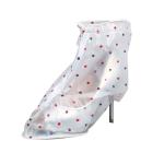 Waterproof Plastic High Heel Boots Rain Shoes Cover For Rain, ankle Boot