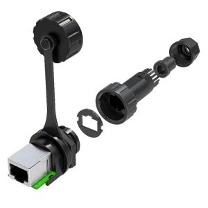 Wholesale Waterproof Female Ethernet Adapter Rj45 125V For Cable Extension from china suppliers