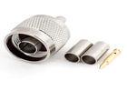 Wholesale Brass RF Coaxial Connectors For RG58 Cable , Straight Crimp Connector N Male Plug from china suppliers