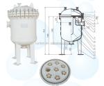 1-800um Micron Rating Carbon Stainless Steel Single Bag Filter Housing for Oil